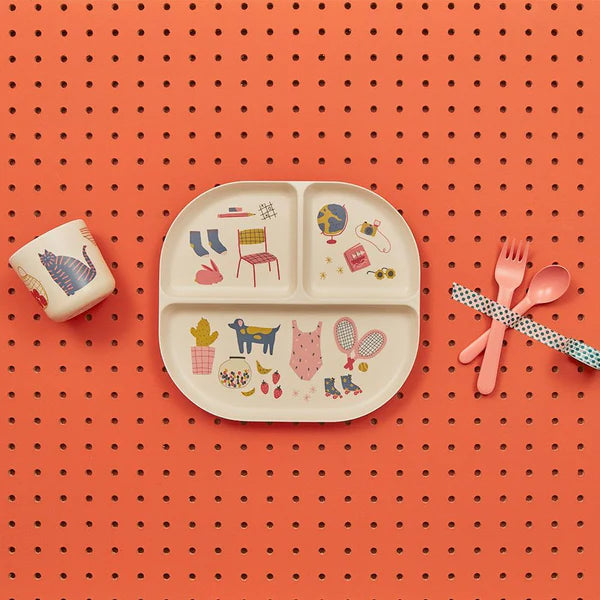 Illustrated Kid Dinner Set image 2