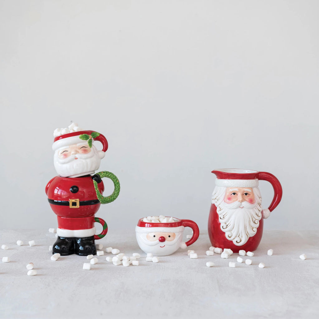Santa Mug w/ Hat Handle image 1