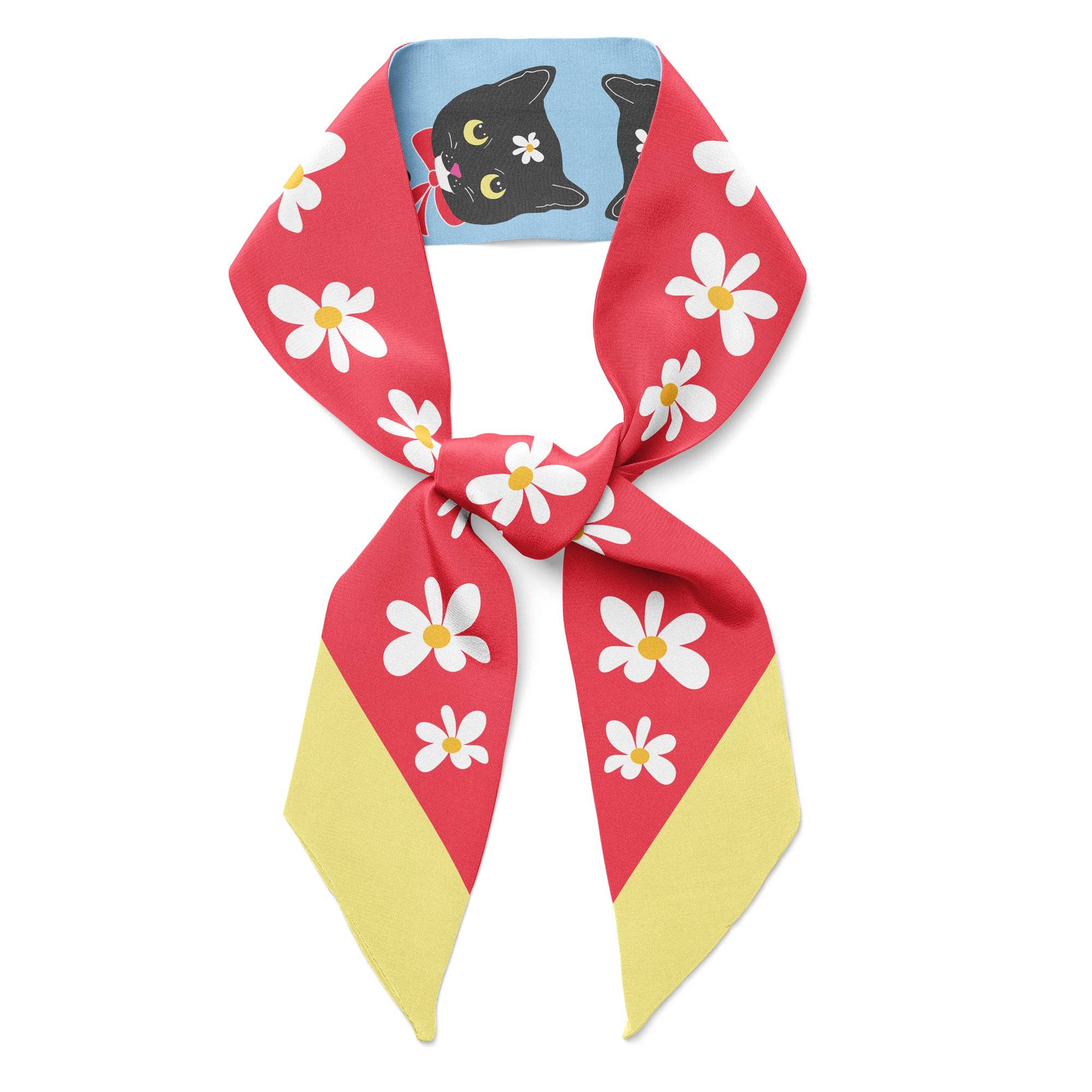Naoko Cat Twilly Ribbon Scarf