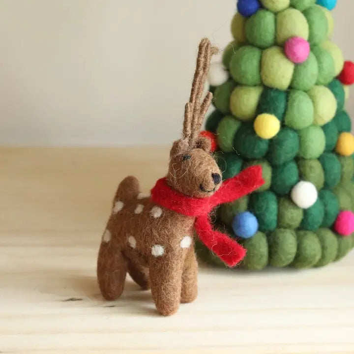 Felt Ornament - Christmas Reindeer image 1