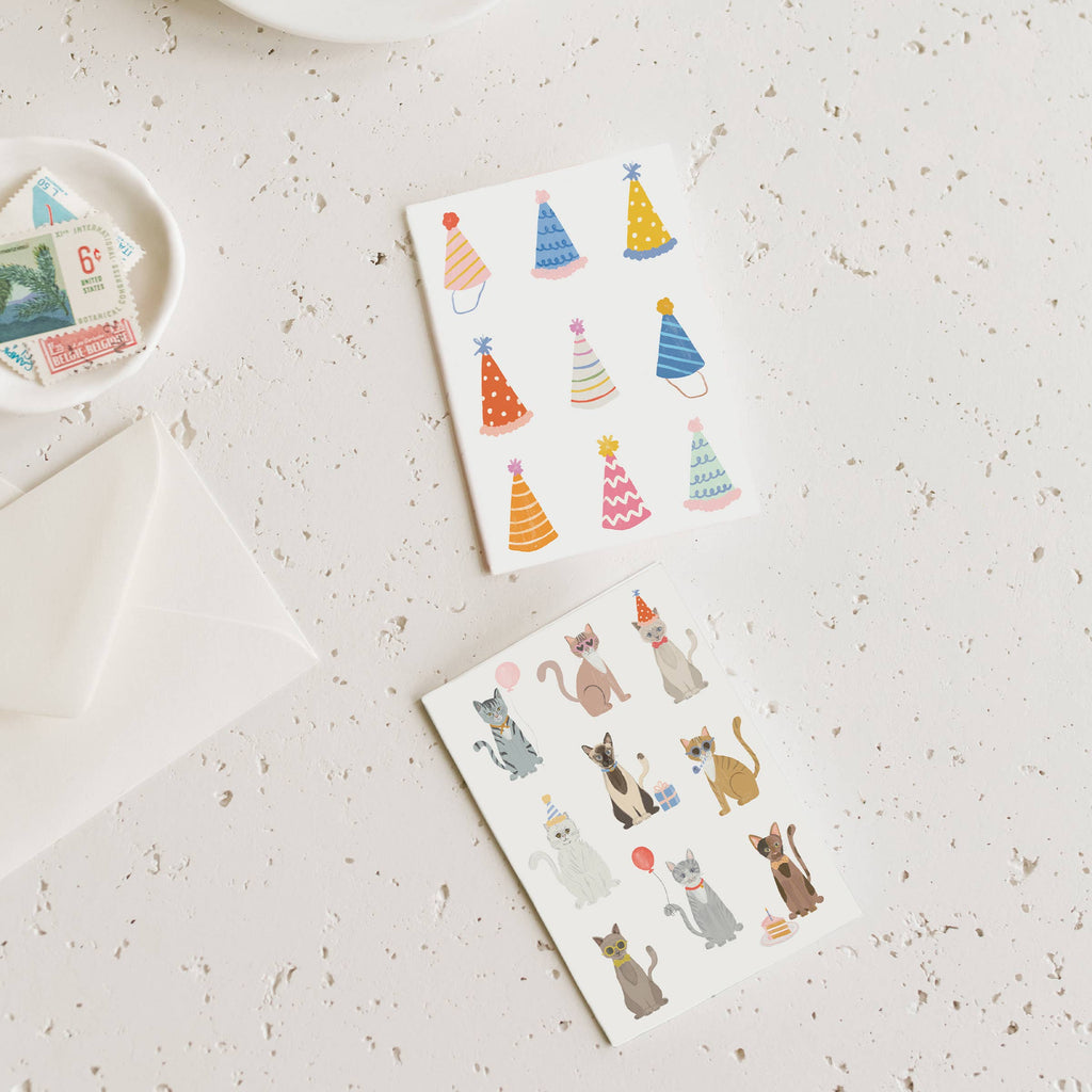Birthday Hats Mini Card