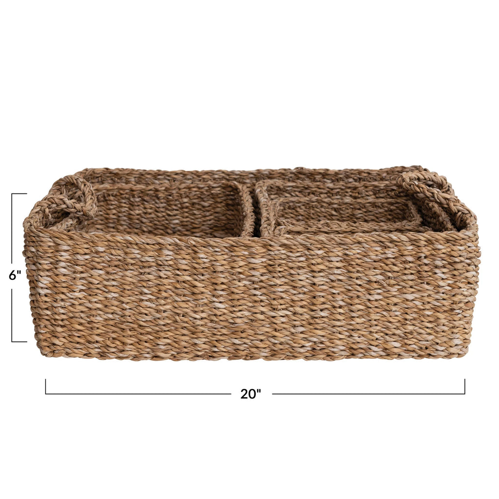 Hand-Woven Seagrass Basket image 5