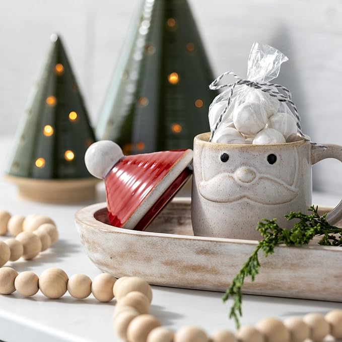 Snow Day Santa Candy Dish image 0