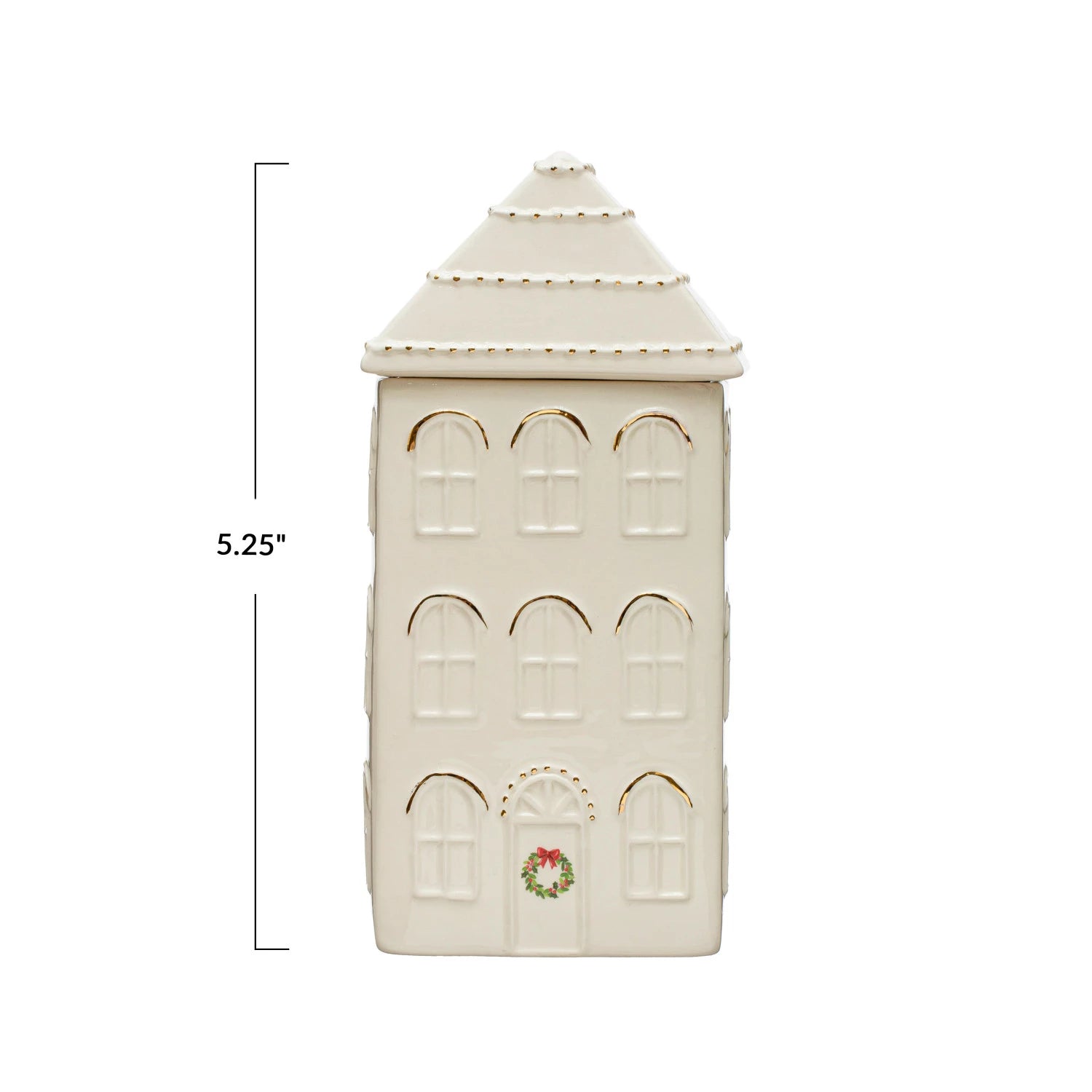 Stoneware House Cookie Jar image 2