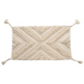 Cotton Rug w Braided Tassels image 0