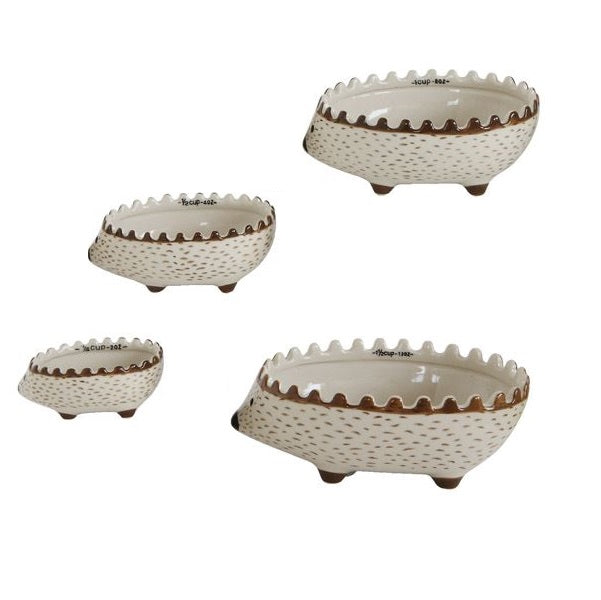 Stoneware Hedgehog Measuring Cups image 1