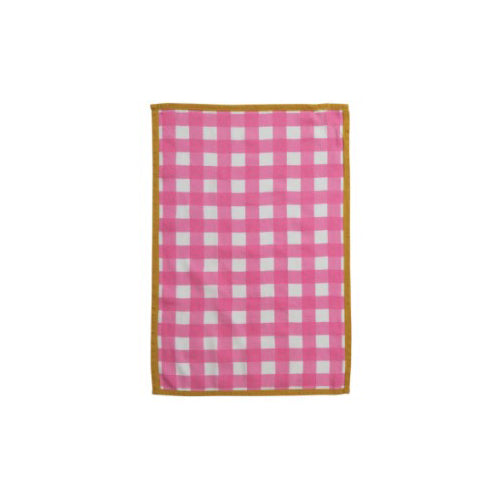 Cotton Tea Towels w/ Check Pattern image 3