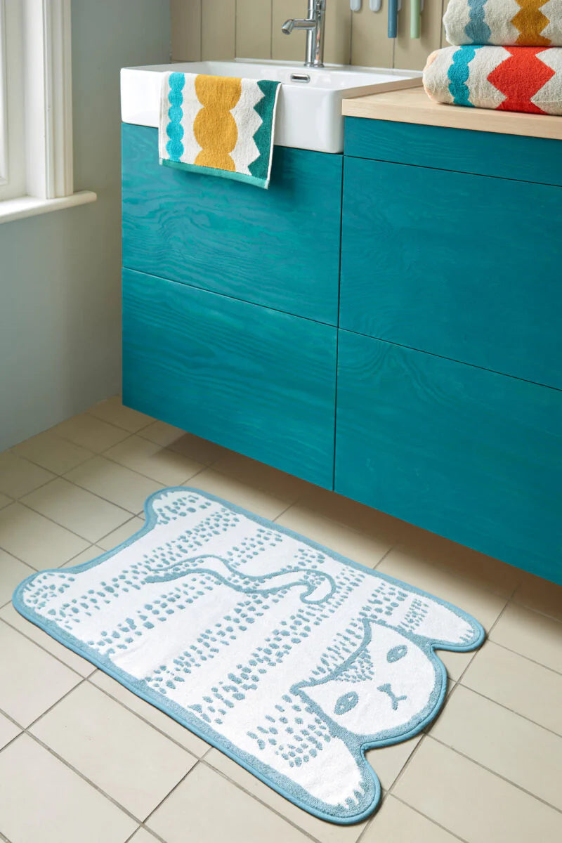Cat Bath Mat - Tourmaline image 2