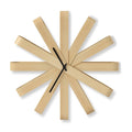 Ribbon Wood Wall Clock image 0