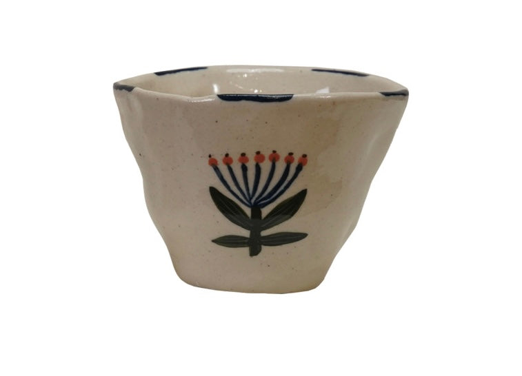 Hand-Painted Stoneware Cup image 3