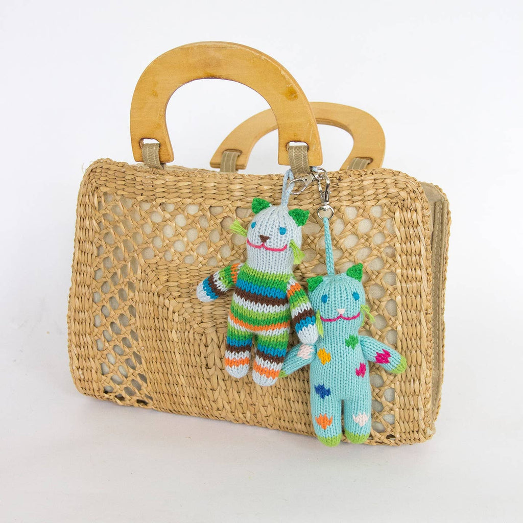 Bubbles the Cat Bag Charm image 1