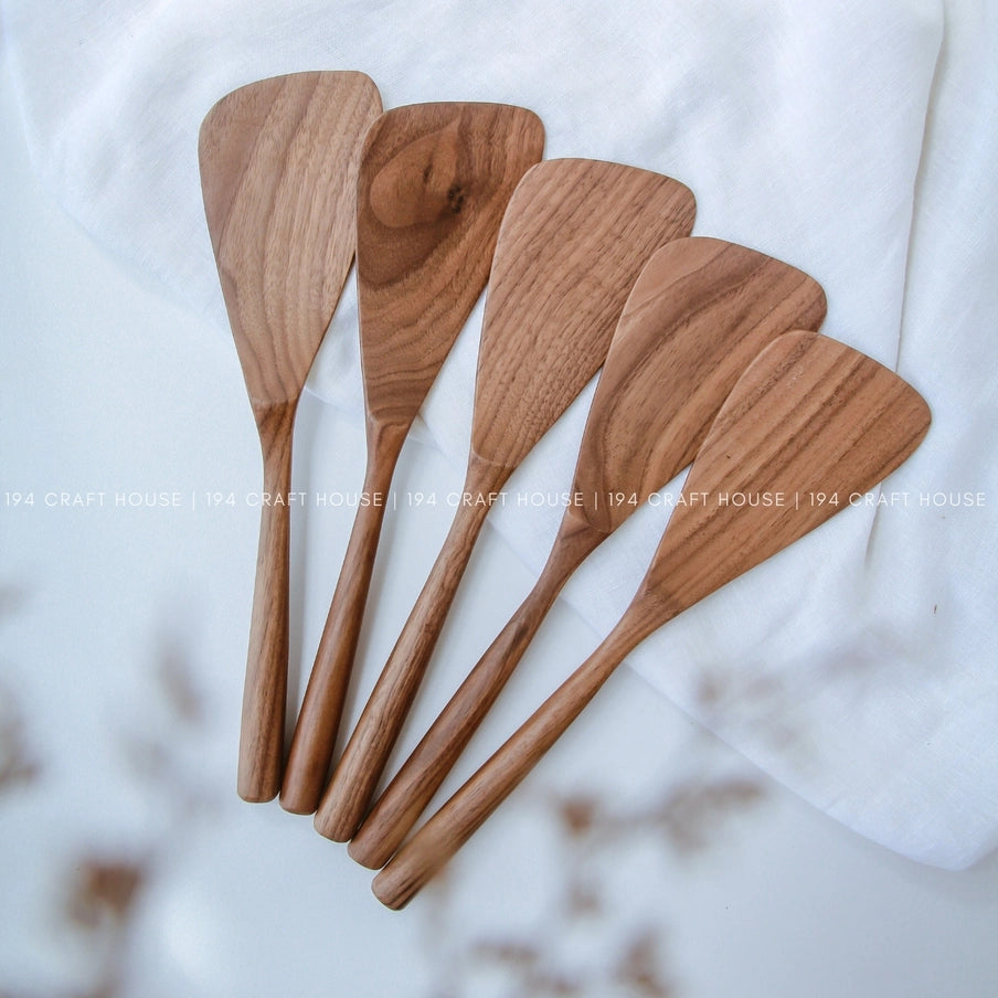 Walnut Wood Spatula - Narrow image 2