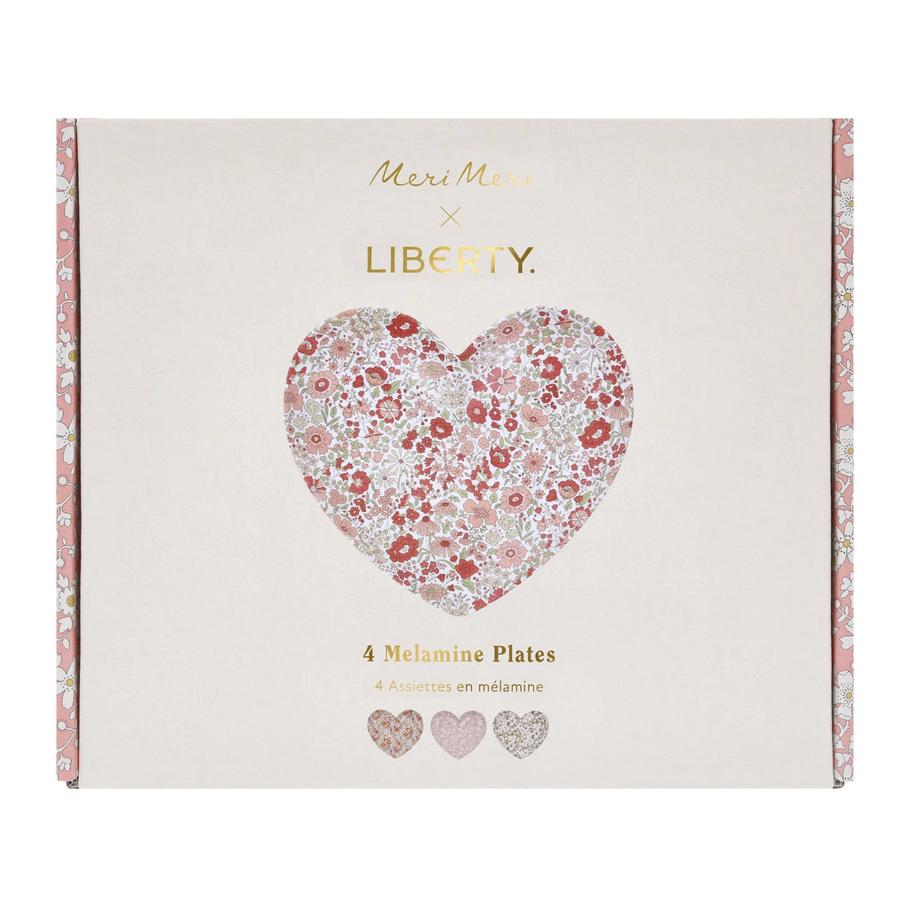 Meri Meri X Liberty Heart Plates Set image 6