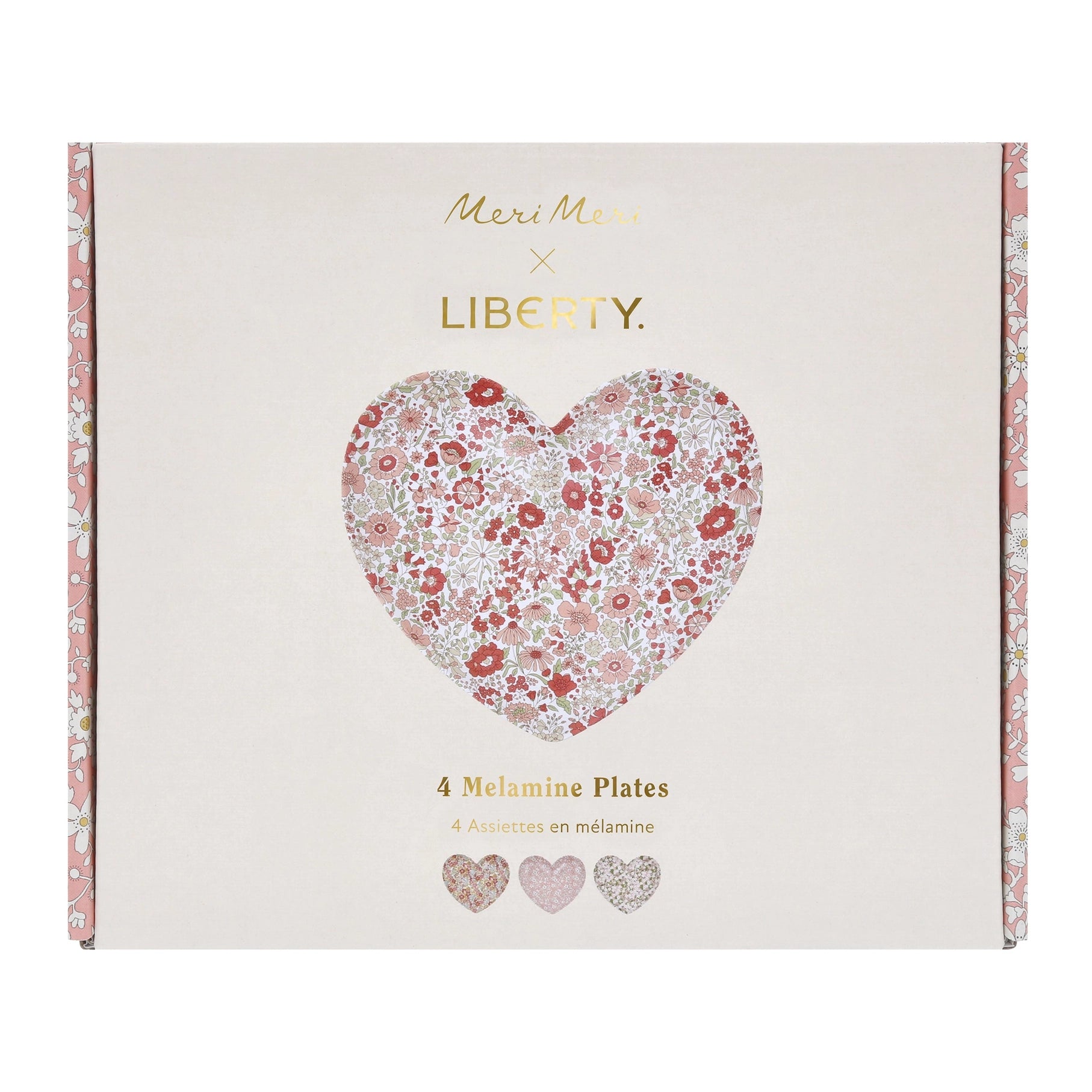 Meri Meri X Liberty Heart Plates Set image 6