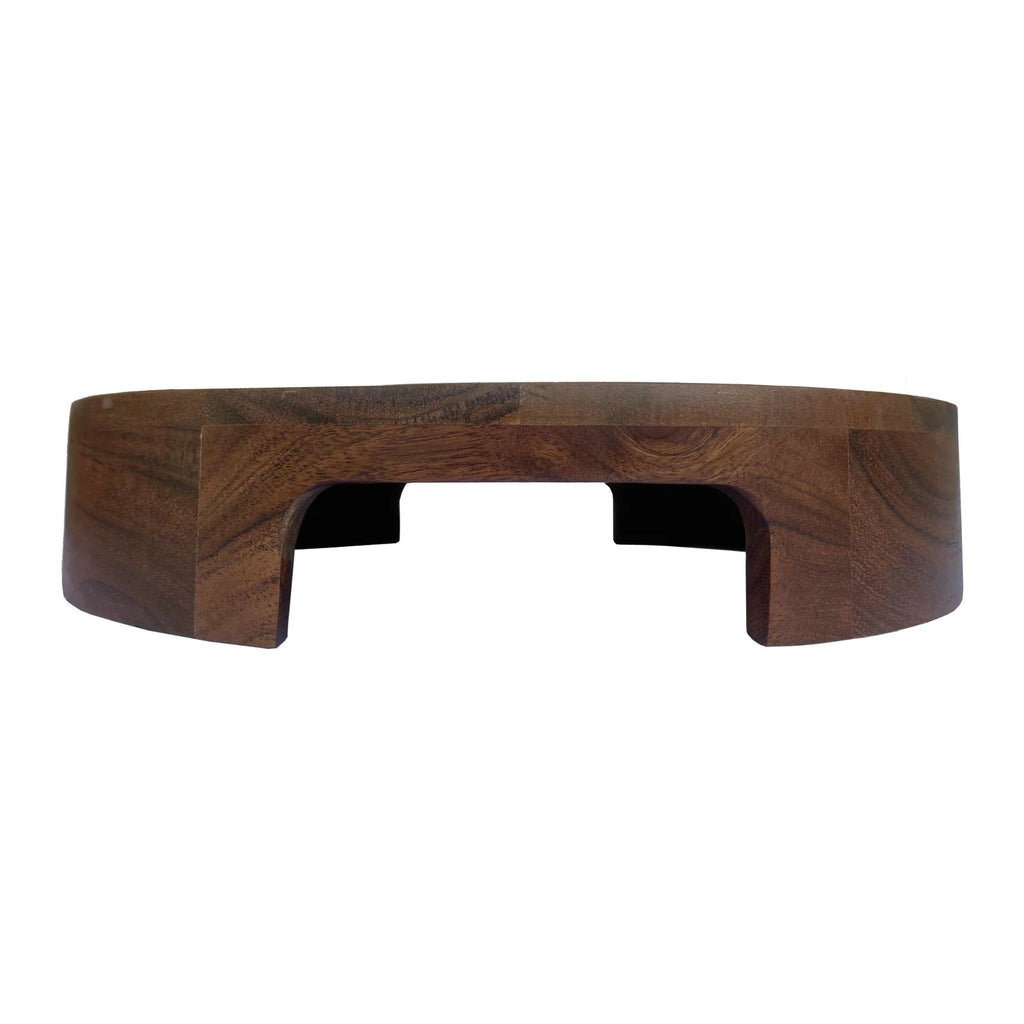 Acacia Wood Round Pedestal image 3