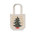 Holiday Tree Canvas Tote Bag image 0