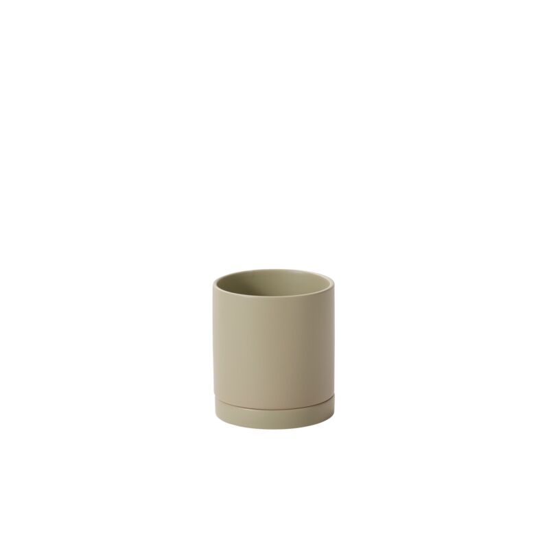 Romey Neutral Pot With Saucer image 1