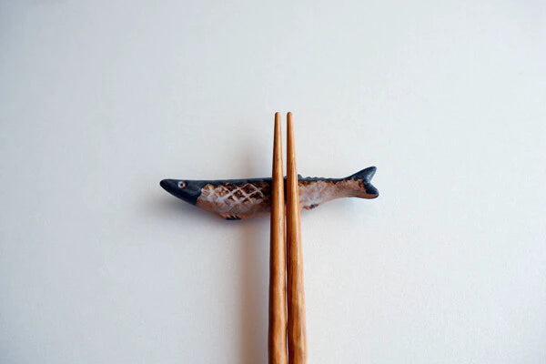Japanese Chopstick Rest - Grilled Fish image 1