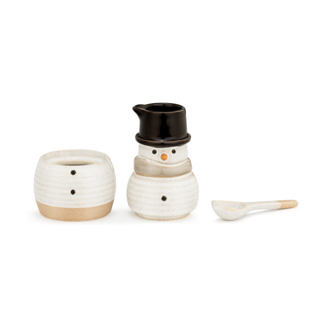 Snowman Stacking Cream and Sugar - Set of 2 image 1