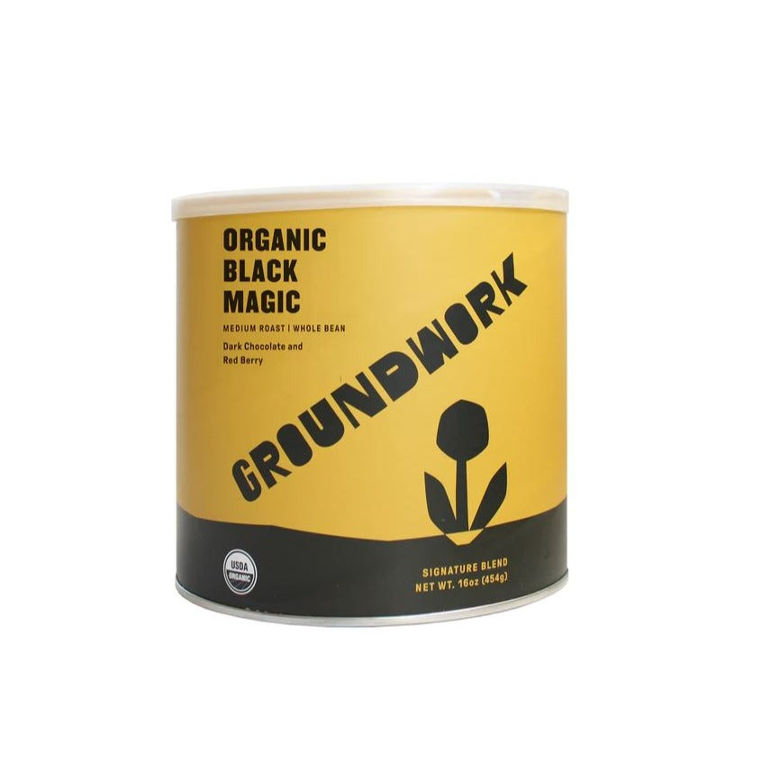Black Magic Espresso 1lb Can - Organic Medium Roast image 0