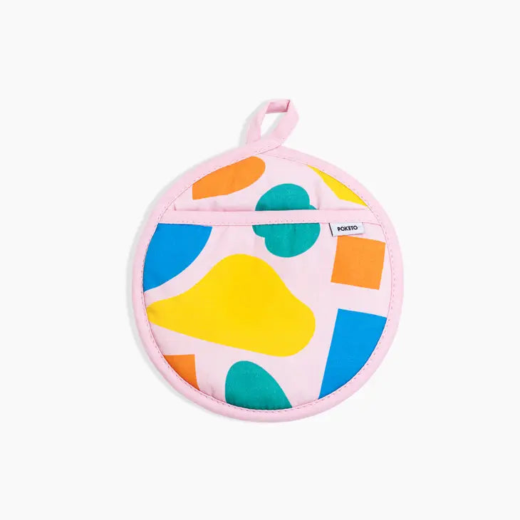 Potholder in Pink Terrazzo image 0
