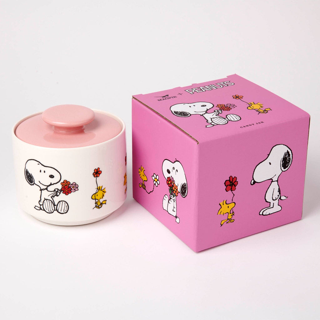 Peanuts Candy Jar - Love is in Bloom