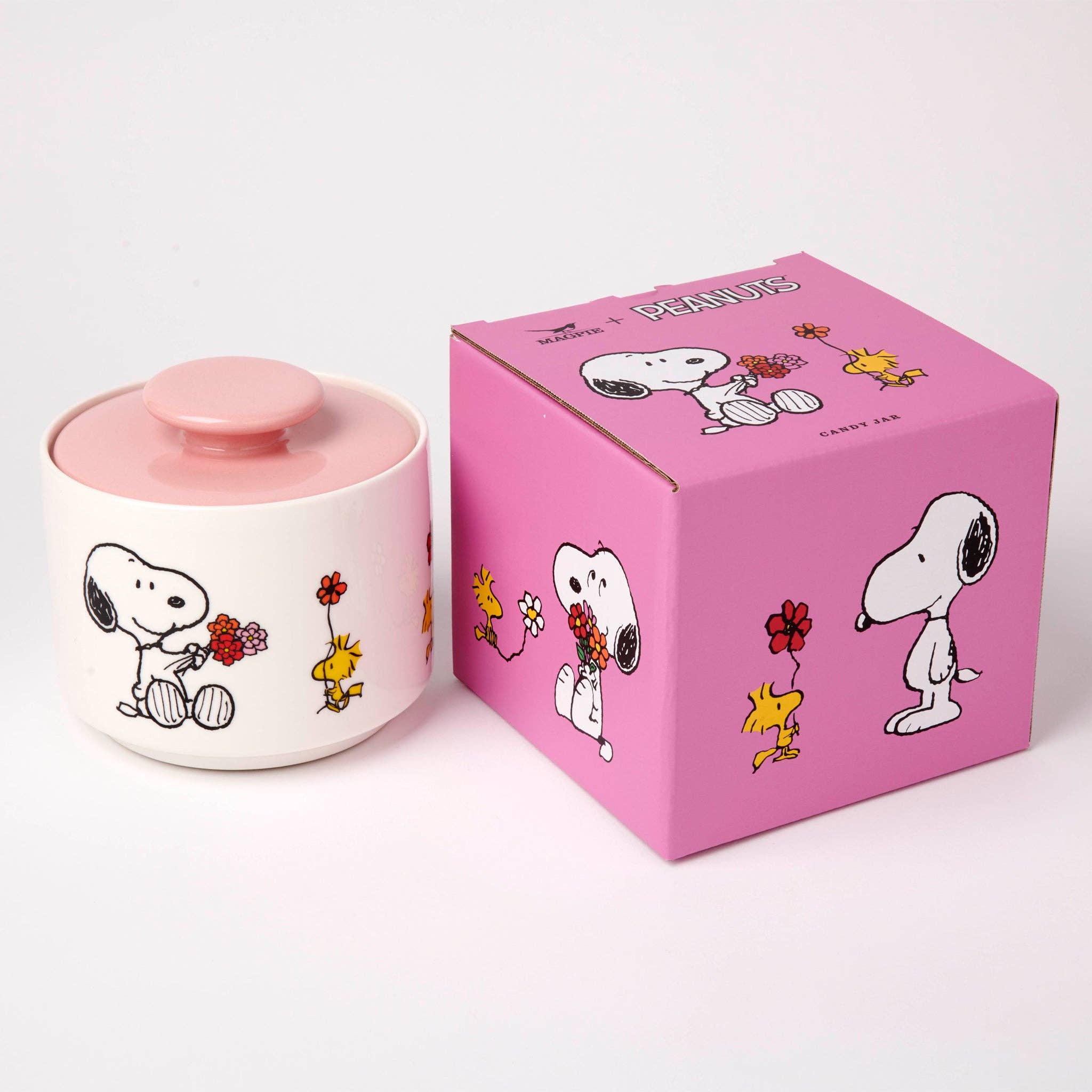 Peanuts Candy Jar - Love is in Bloom