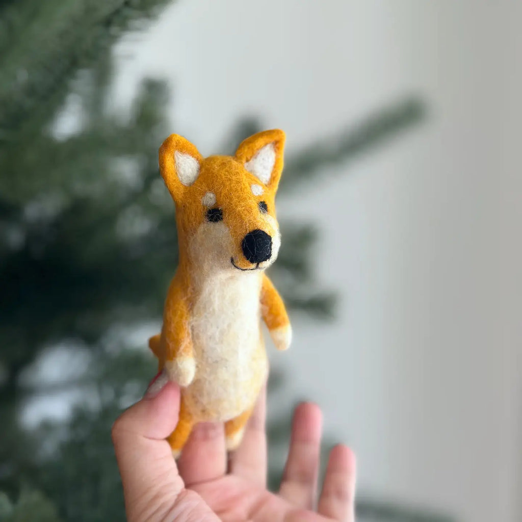 Felt Finger Puppet - Dog image 1