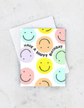 Smiley Birthday Greeting Card image 0