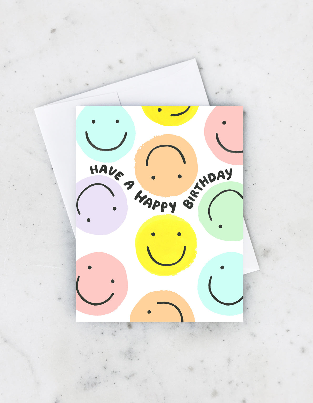Smiley Birthday Greeting Card image 0