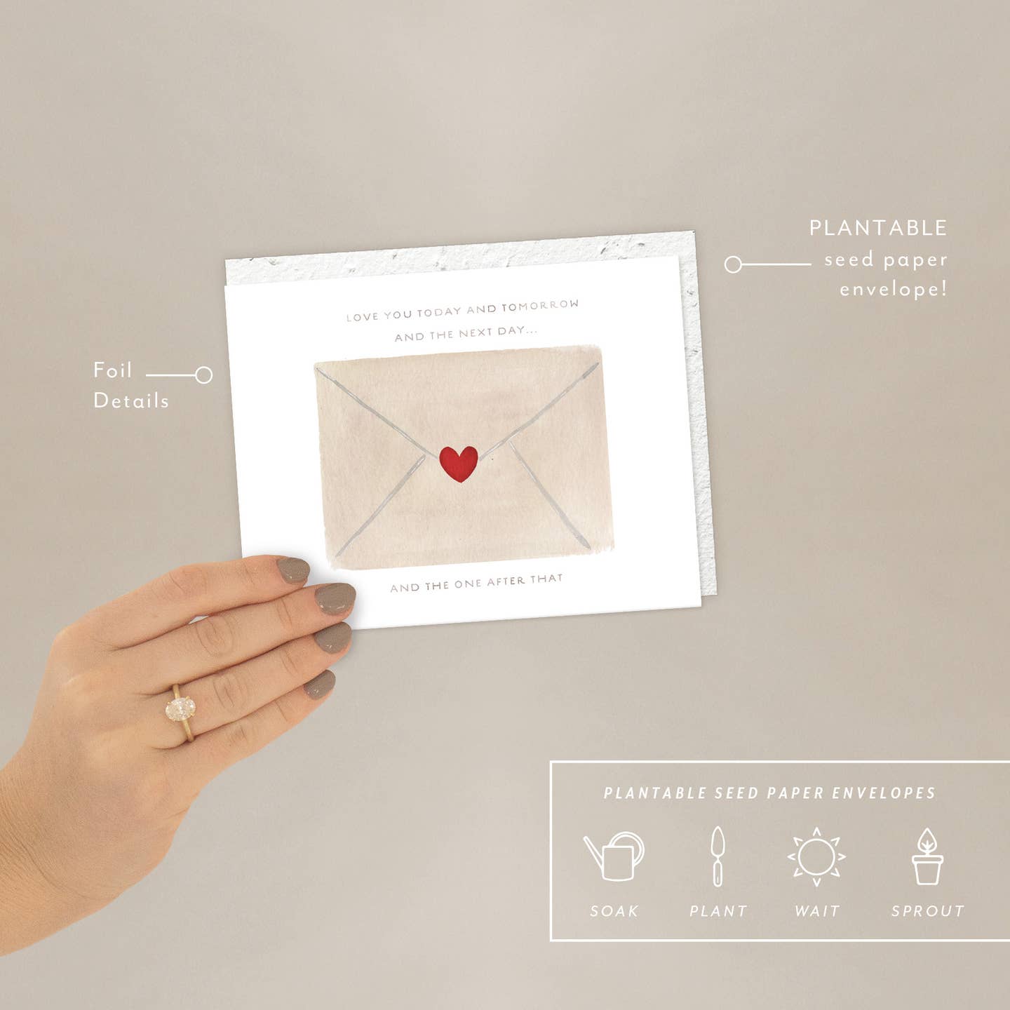 Love Letters - Love & Friendship Card image 1