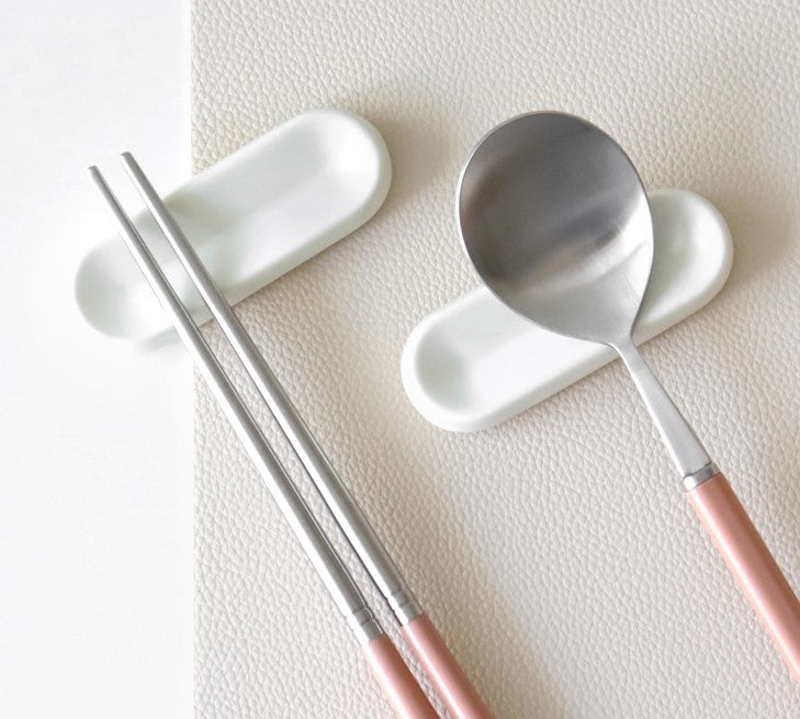 Ceramic Spoon & Chopstick Rest image 1