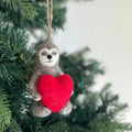 Felt Ornament - Sloth's Love Embrace image 0