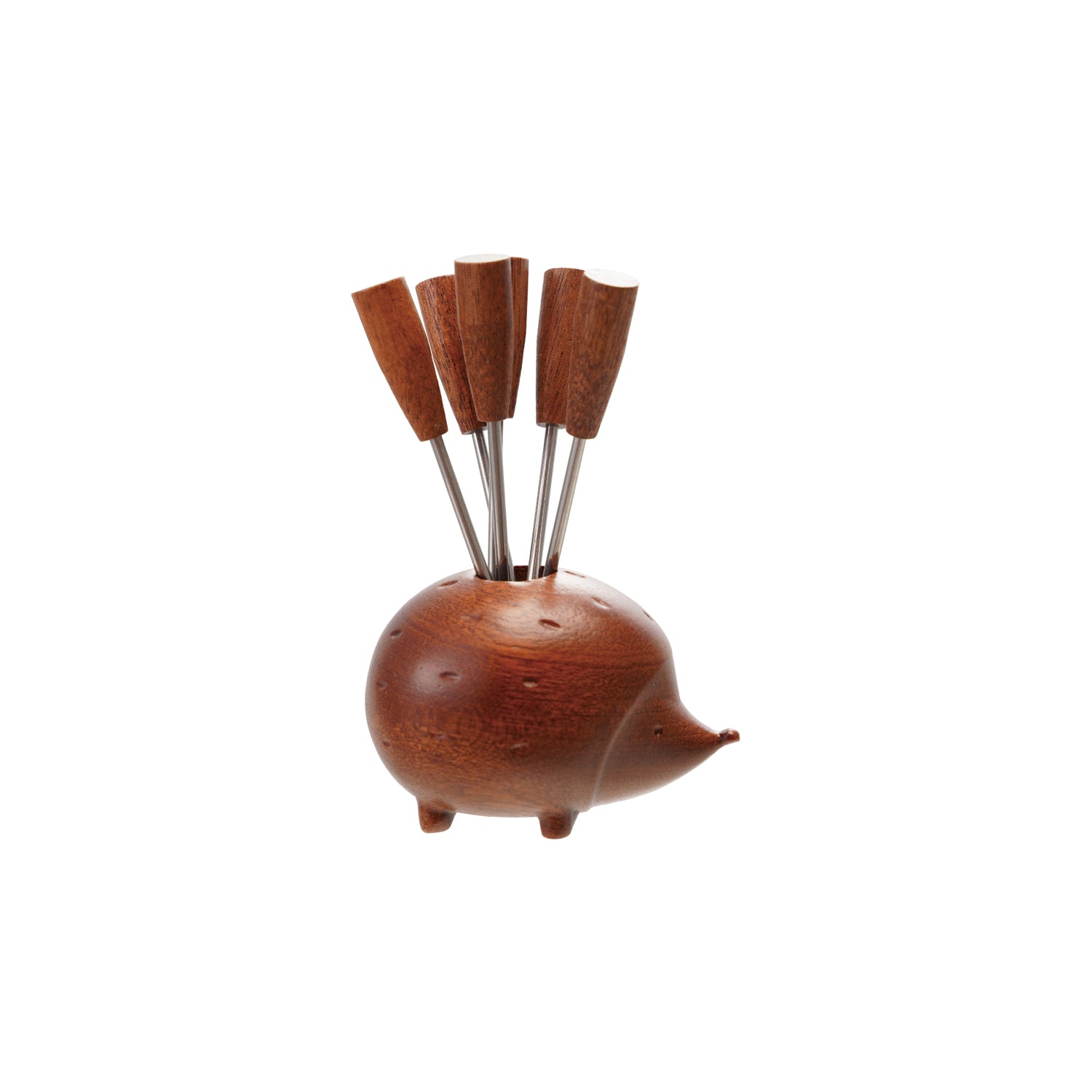 Hedgehog Appetizer Forks - Set of 7 image 0