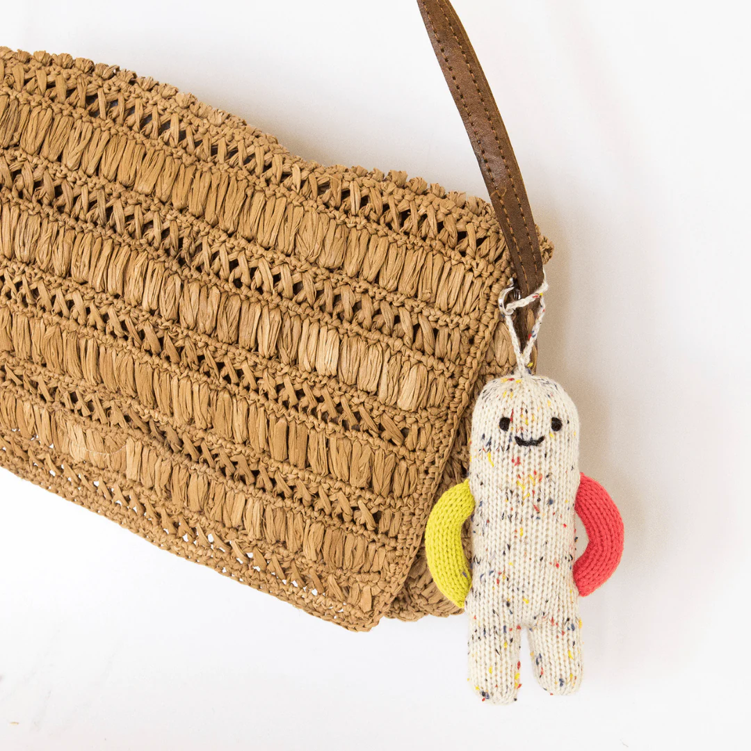 Hold Me Speckled Bag Charm image 1