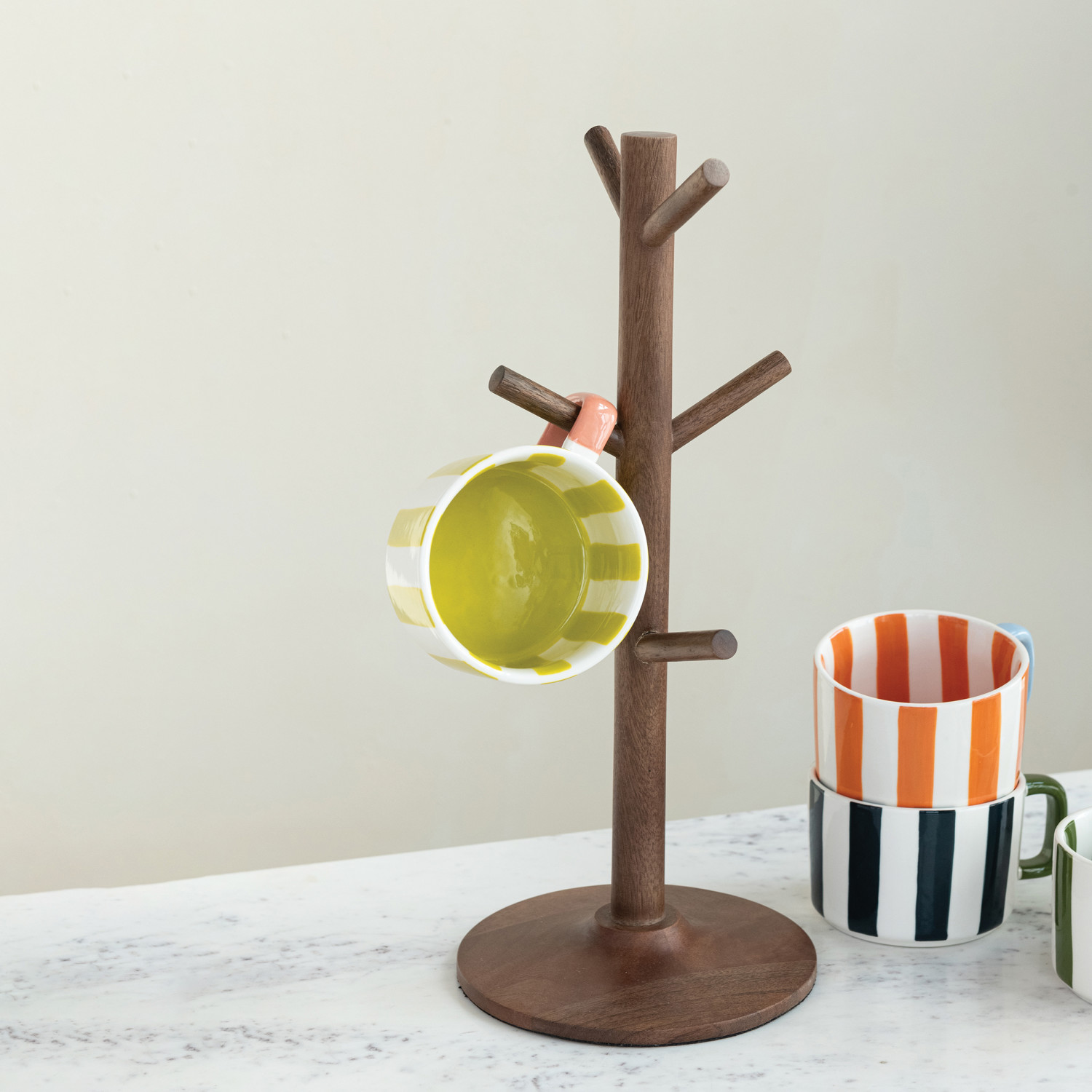 Mango Wood Mug Holder image 1