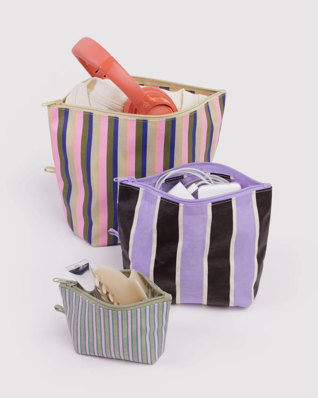 Go Pouch Set - Candy Shop Stripes image 2