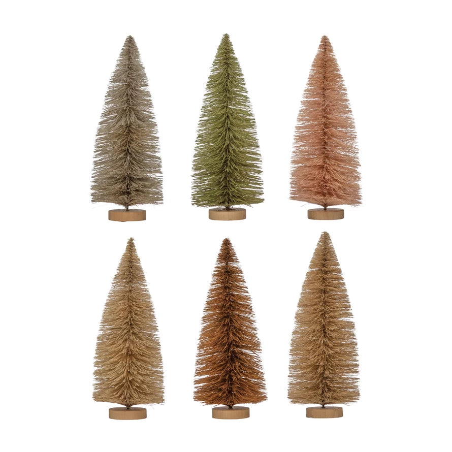 Sisal Bottle Brush Tree - 9" H image 0