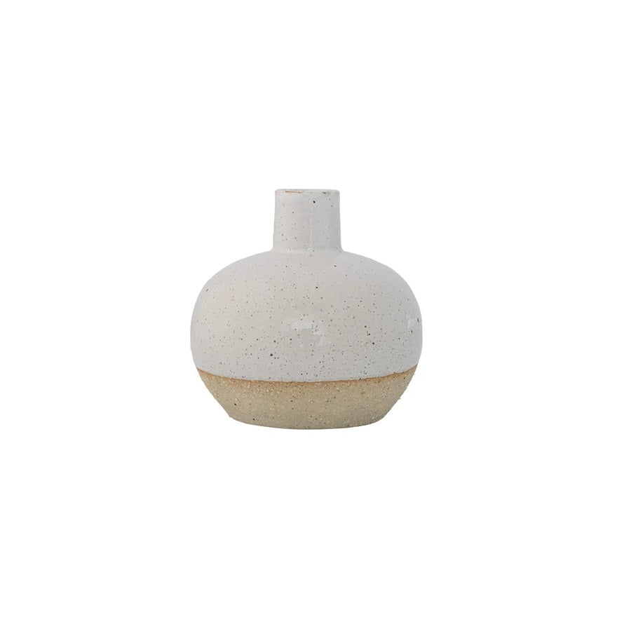 Stoneware Vase with Sand Finish image 4