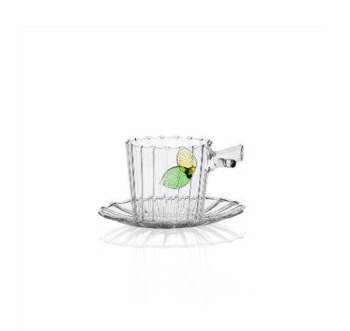 Greenwood Teacup w/ Saucers - Leaves image 0