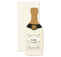 Happy Couple Champagne Bottle Greeting Card image 0