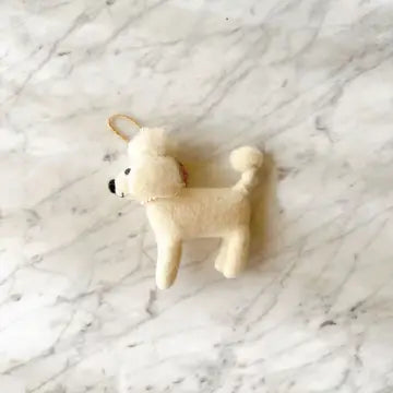 Felt Ornament - Poodle image 1