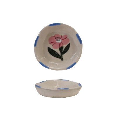 Hand-Painted Stoneware Dish image 2