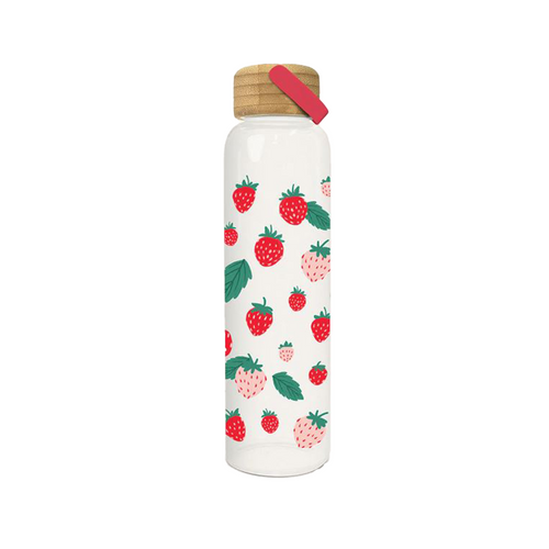 Berry Fresh Glass Bottle w/ Lid image 0