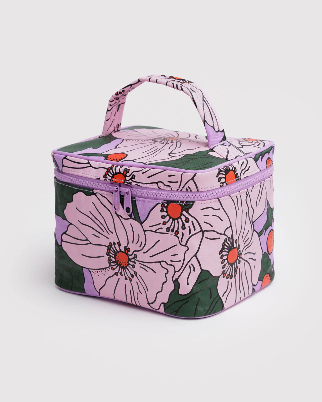 Large Cosmetic Case - Pink Poppy image 0