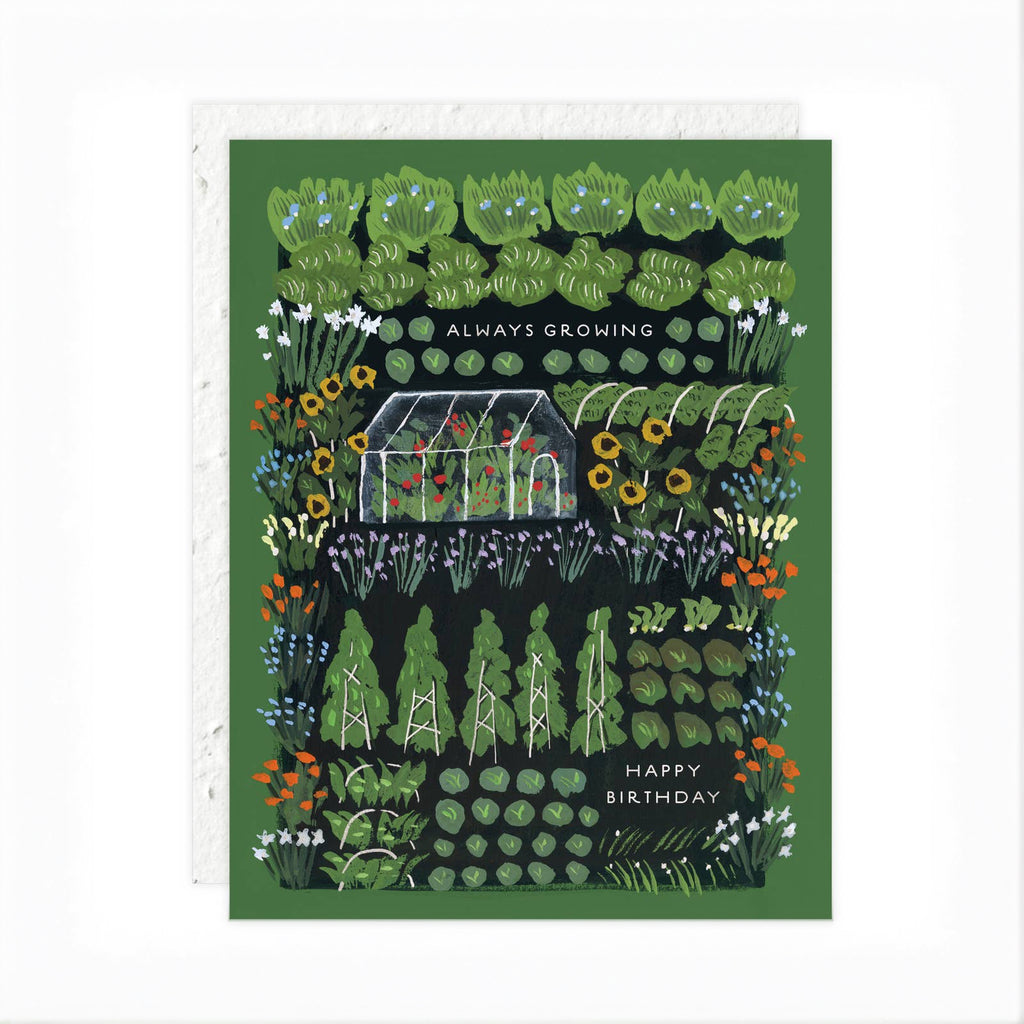 Garden Greenhouse - Birthday Card image 0