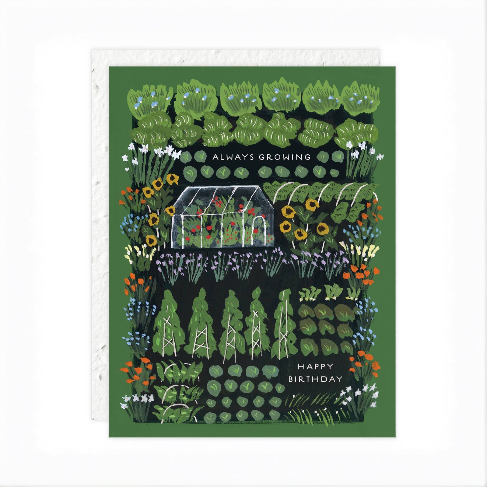 Garden Greenhouse - Birthday Card image 0