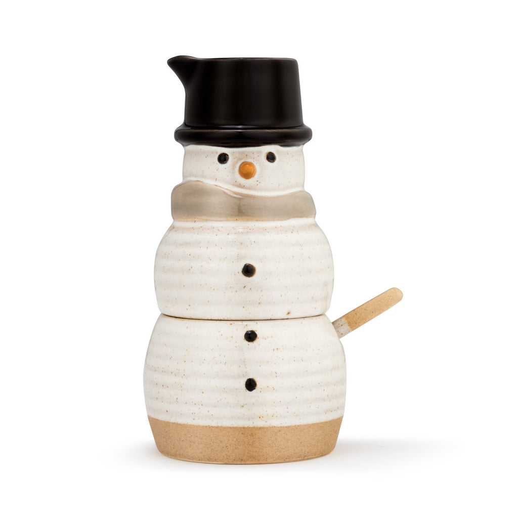 Snowman Stacking Cream and Sugar - Set of 2 image 0