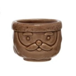 Stoneware Santa Container Set of 3 image 2