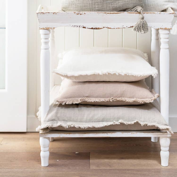 Fringe Cotton Pillow image 6